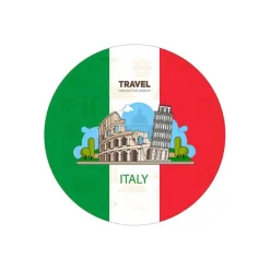 Pack papeles comestibles burn Viaje Italia 19 cm - María Lunarillos
