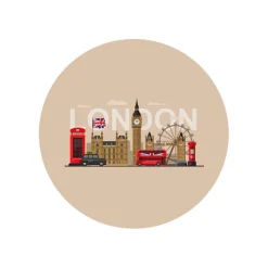 Pack papeles comestibles burn Viaje London 17 cm - María Lunarillos