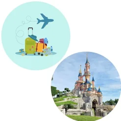 Pack papeles comestibles burn Viaje Disney 19 cm - María Lunarillos
