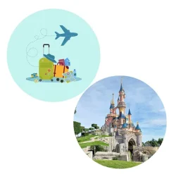 Pack papeles comestibles burn Viaje Disney 17 cm - María Lunarillos