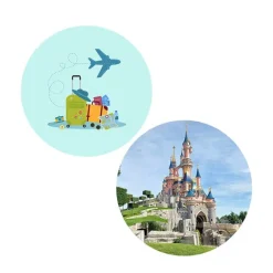 Pack papeles comestibles burn Viaje Disney 14 cm - María Lunarillos