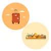 Pack papeles comestibles burn Viaje Egipto 17 cm - María Lunarillos