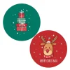 Pack papeles comestibles burn Merry Crhistmas 17 cm - María Lunarillos