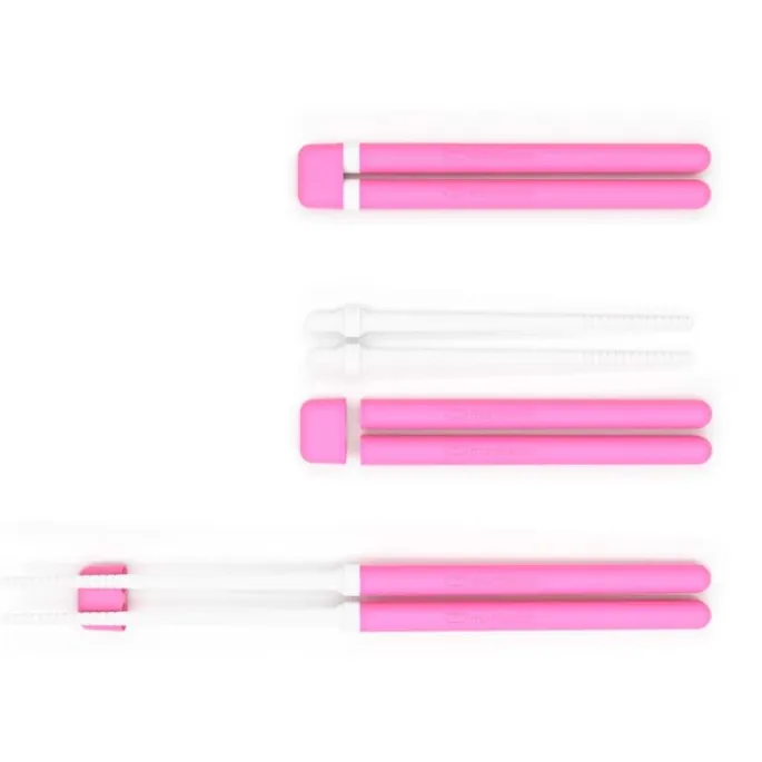 Palillos orientales extensibles fucsias - Poliestireno (sin BPA) - Monbento