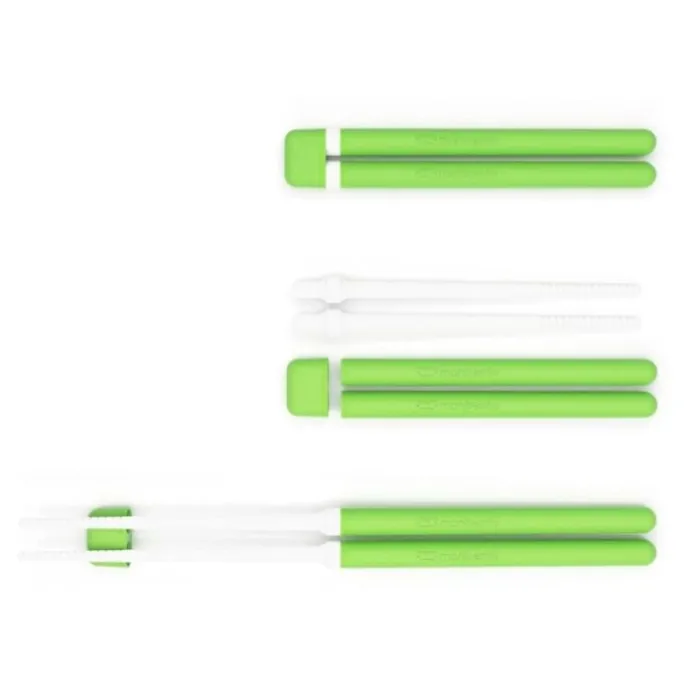 Palillos orientales extensibles verdes - Poliestireno (sin BPA) - Monbento