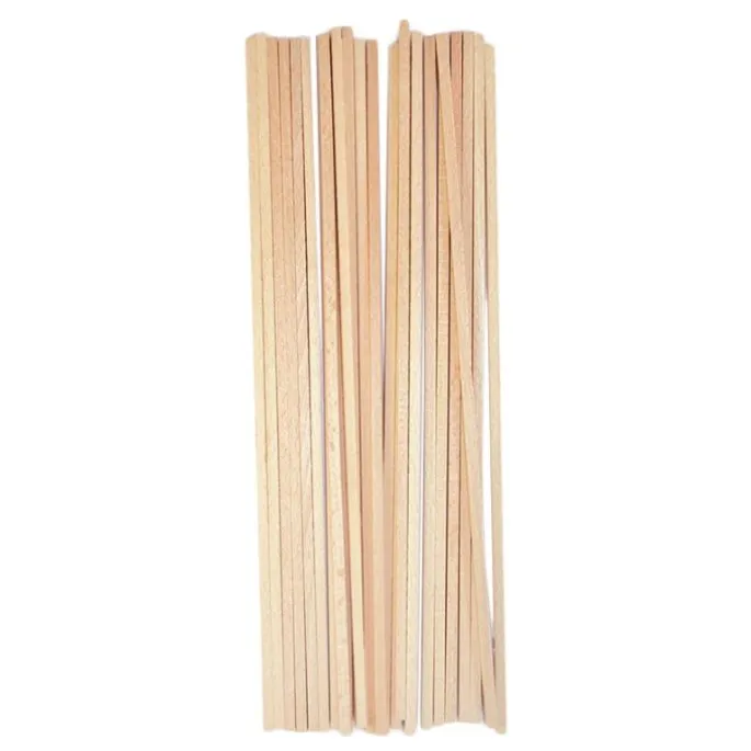 Palitos de madera para manzanas y algodón de azúcar (20) - Sweetkolor