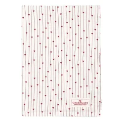 Paño de algodón grande para cocina Grace White 71 x 52 cm - GreenGate