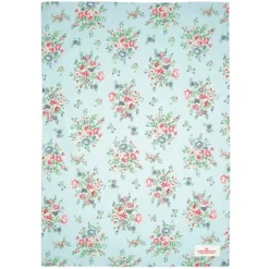 Paño de algodón grande para cocina Ailis Pale Blue 70 x 50 cm - GreenGate
