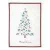 Paño de algodón grande para cocina Printed Lucie Xmas White 71 x 52 cm - GreenGate