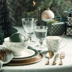 Paño de algodón grande para cocina Lucie White 71 x 52 cm - GreenGate