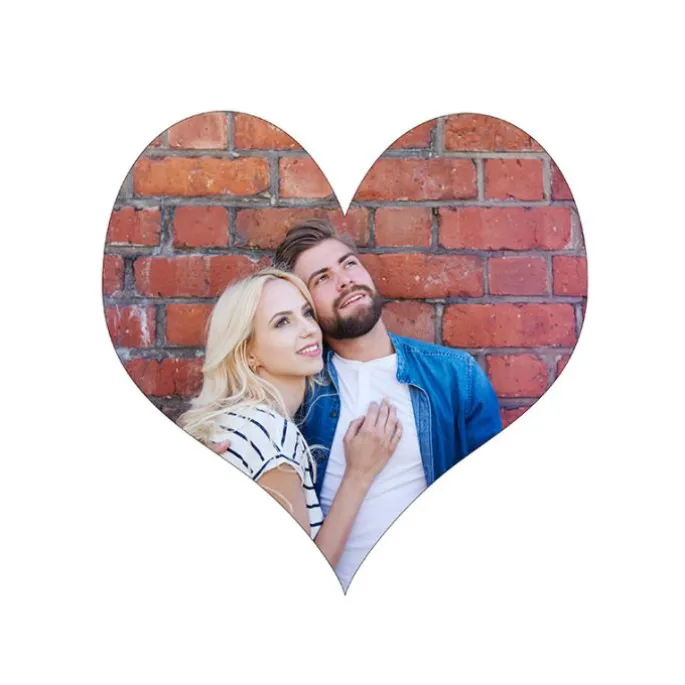 Papel de arroz fino - Corazón de 20 cm - Impresión personalizada