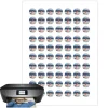 Papel de arroz fino - Círculos de 2 cm (70) - Impresión personalizada