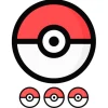 Papel de azúcar bola de Pokémon Poké Ball 20 cm - María Lunarillos