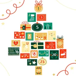 Papel de azúcar Calendario de adviento 2 - María Lunarillos