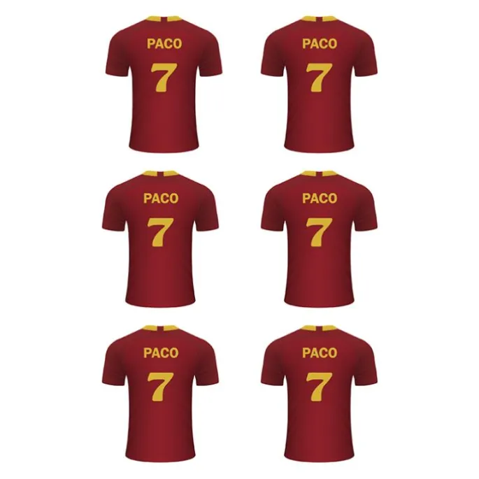 Papel de azúcar - Camiseta fútbol España nombre y número 8 cm (6) - Impresión personalizada