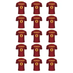 Papel de azúcar - Camiseta fútbol España nombre y número 5 cm (15) - Impresión personalizada