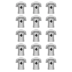 Papel de azúcar - Camiseta fútbol Real Madrid nombre y número 5 cm (15) - Impresión personalizada