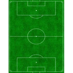Papel de azúcar Campo de fútbol - María Lunarillos