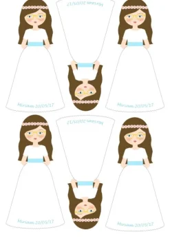 Papel de azúcar - Carlota Comunión - Impresión personalizada