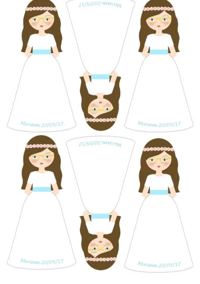 Papel de azúcar - Carlota Comunión - Impresión personalizada