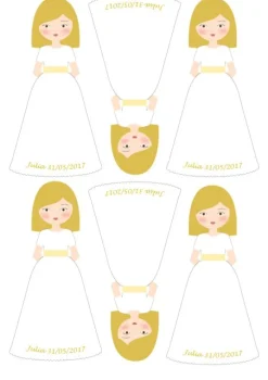 Papel de azúcar - Carlota Comunión - Impresión personalizada