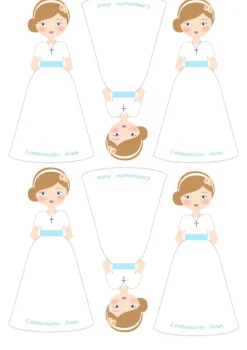 Papel de azúcar - Carlota Comunión - Impresión personalizada