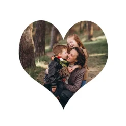 Papel de azúcar - Corazón de 20 cm - Impresión comestible personalizada