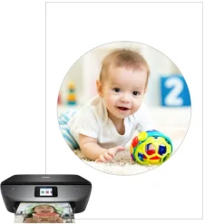 Papel de azúcar - Círculo de 18 cm - Impresión comestible personalizada