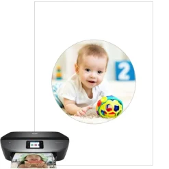 Papel de azúcar - Círculo de 15 cm - Impresión comestible personalizada
