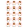 Papel de azúcar - Círculos de 5 cm (15) Paloma Comunión - Impresión comestible personalizada
