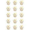 Papel de azúcar - 15 círculos iguales de 5 cm Nombre y rótulo Animalitos - Impresión comestible personalizada