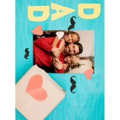 Papel de azúcar - Día del Padre con foto personalizada A4 - Impresión personalizada
