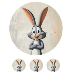 Papel de azúcar de Bugs Bunny - 20 cm - María Lunarillos