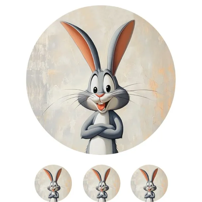 Papel de azúcar de Bugs Bunny - 20 cm - María Lunarillos