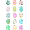 Papel de azúcar de Huevos Pascua - 5 cm (15) - María Lunarillos