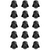 Papel de azúcar de la máscara de Darth Vader - 5 cm (15) - María Lunarillos