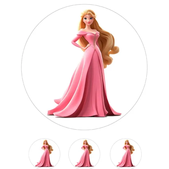 Papel de azúcar de la Princesa Aurora - 20 cm - María Lunarillos