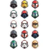 Papel de azúcar de Mix Máscaras Star Wars - 5 cm (15) - María Lunarillos