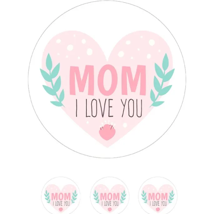Papel de azúcar de Mom I Love You - 20 cm - María Lunarillos