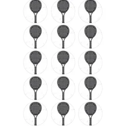 Papel de azúcar de Pala de Padel - 5 cm (15) - María Lunarillos