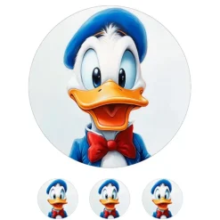 Papel de azúcar de Pato Donald- 20 cm - María Lunarillos