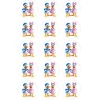 Papel de azúcar de Pato Donald y Daisy - 5 cm (15) - María Lunarillos