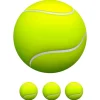 Papel de azúcar de Pelota de Tenis - 20 cm - María Lunarillos