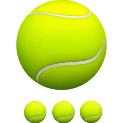 Papel de azúcar de Pelota de Tenis - 20 cm - María Lunarillos