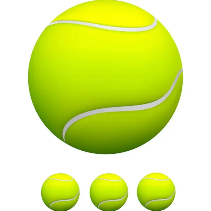 Papel de azúcar de Pelota de Tenis - 20 cm - María Lunarillos