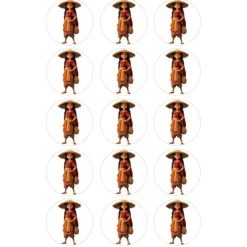 Papel de azúcar de Raya - 5 cm (15) - María Lunarillos