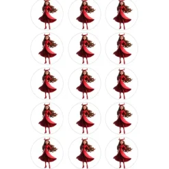 Papel de azúcar de Scarlet Witch - 5 cm (15) - María Lunarillos