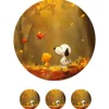 Papel de azúcar de Snoopy & Woodsotck - 20 cm - María Lunarillos