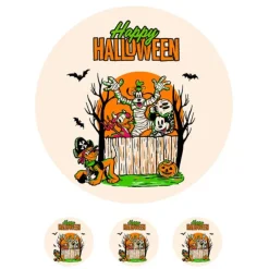 Papel de azúcar Disney Halloween - 20 cm - María Lunarillos
