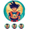 Papel de azúcar Dragon Ball 2- 20 cm - María Lunarillos
